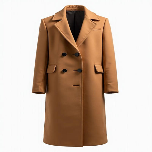 Camel Wool Overcoat